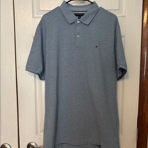 Tommy Hilfiger Blue Polo Shirt Classic Design